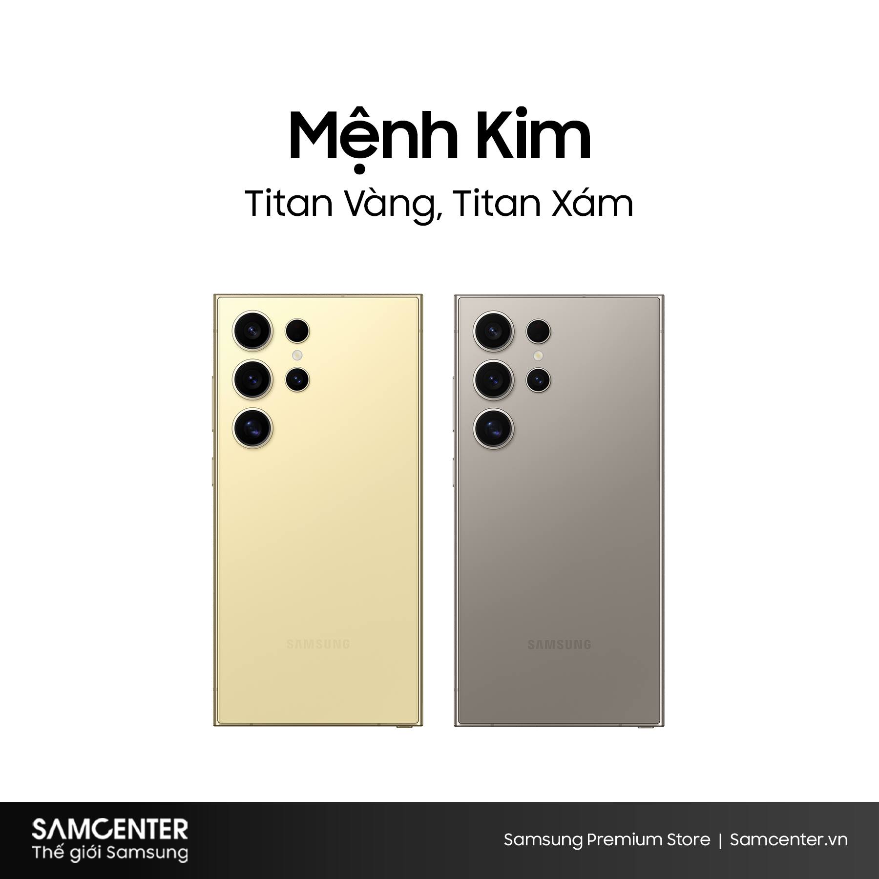 Chọn màu samsung galaxy S24 Ultra mệnh Kim